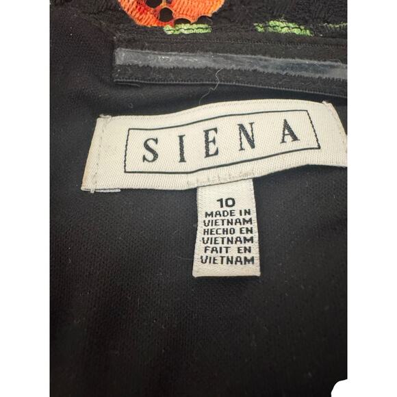 SIENA Lace Floral Print Off-The-Shoulder Neck Short Sleeve Sheath Midi Dress 10 - Picture 8 of 8